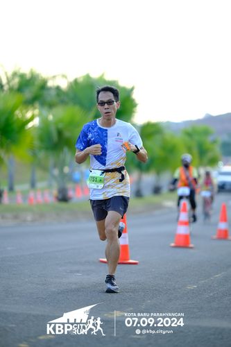 Race photo from KBP City Run 2024