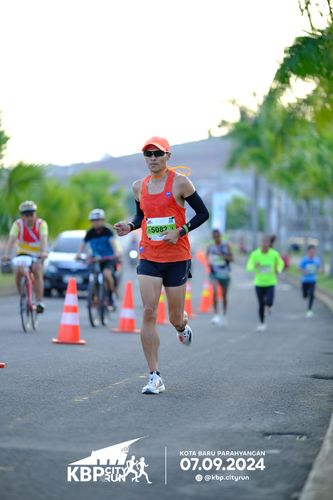 Race photo from KBP City Run 2024
