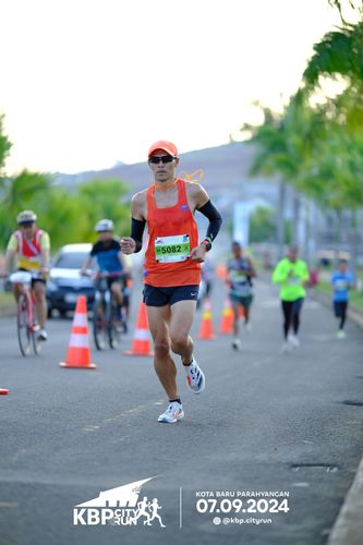 Race photo from KBP City Run 2024