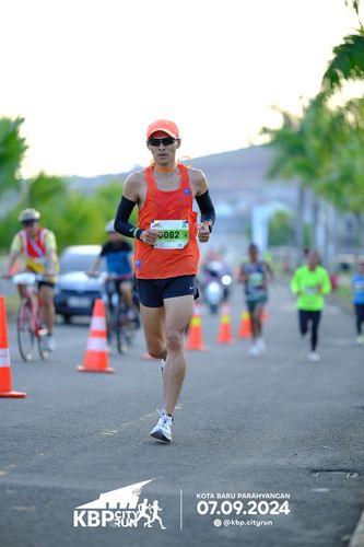 Race photo from KBP City Run 2024