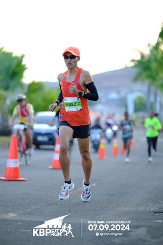 Race photo from KBP City Run 2024