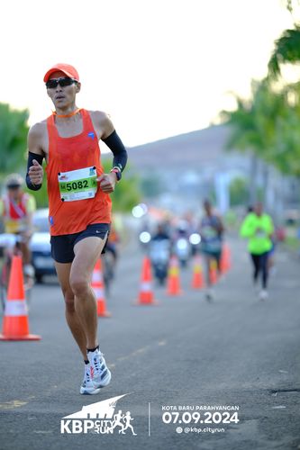 Race photo from KBP City Run 2024