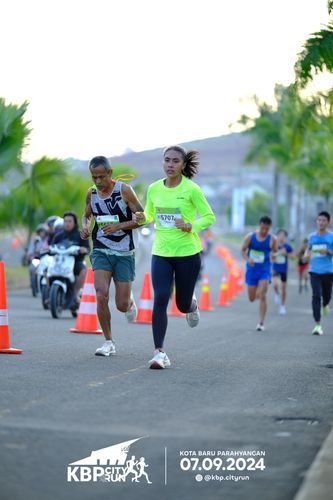 Race photo from KBP City Run 2024