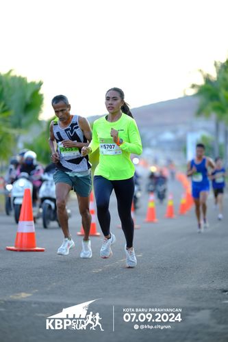 Race photo from KBP City Run 2024