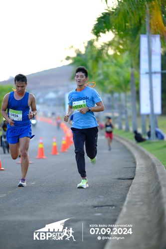 Race photo from KBP City Run 2024