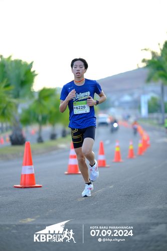 Race photo from KBP City Run 2024