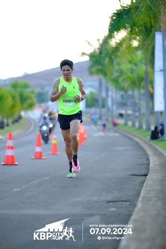 Race photo from KBP City Run 2024