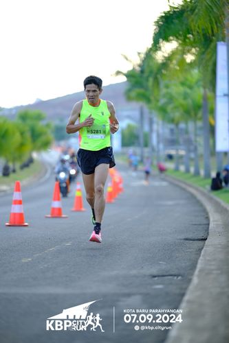 Race photo from KBP City Run 2024