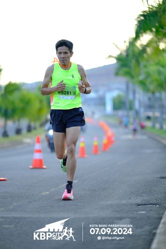 Race photo from KBP City Run 2024