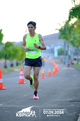 Race photo from KBP City Run 2024