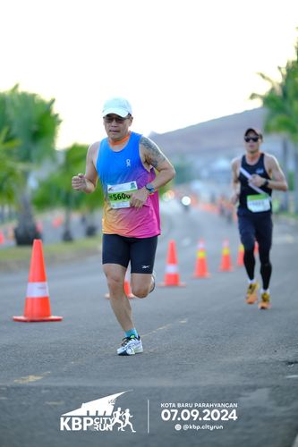 Race photo from KBP City Run 2024