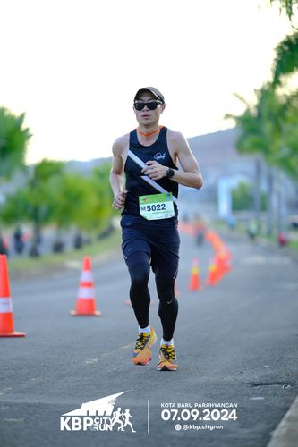Race photo from KBP City Run 2024