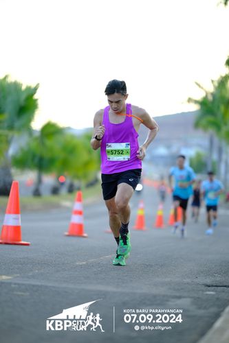 Race photo from KBP City Run 2024