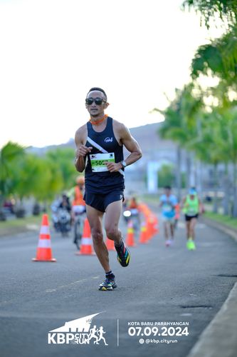 Race photo from KBP City Run 2024