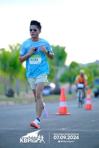 Race photo from KBP City Run 2024