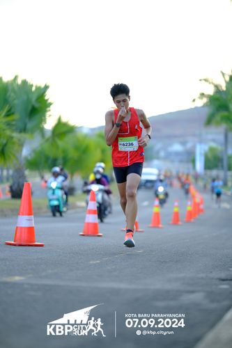 Race photo from KBP City Run 2024