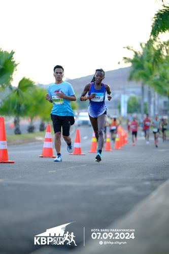 Race photo from KBP City Run 2024