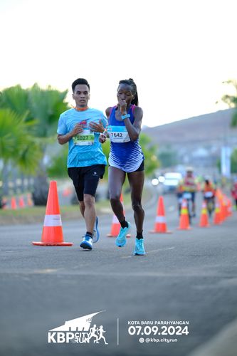 Race photo from KBP City Run 2024