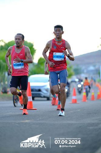 Race photo from KBP City Run 2024