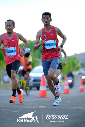 Race photo from KBP City Run 2024