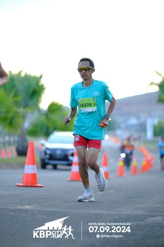 Race photo from KBP City Run 2024