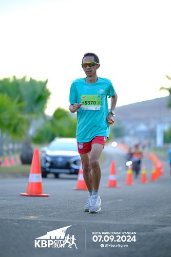 Race photo from KBP City Run 2024