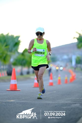 Race photo from KBP City Run 2024