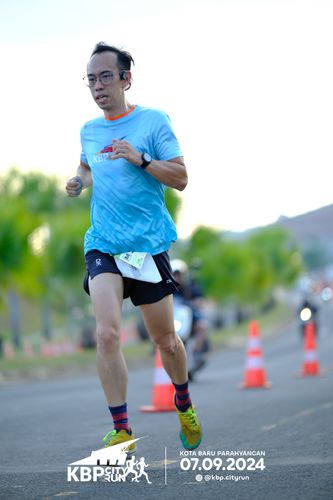 Race photo from KBP City Run 2024
