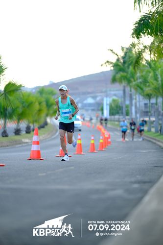 Race photo from KBP City Run 2024