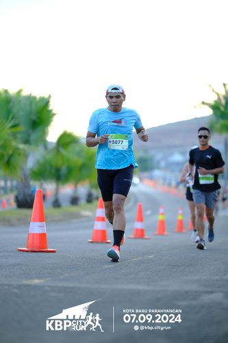 Race photo from KBP City Run 2024