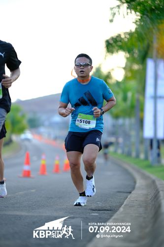 Race photo from KBP City Run 2024