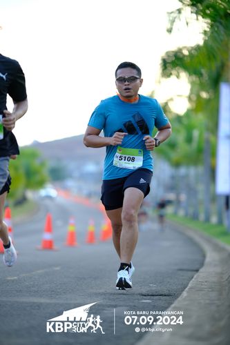 Race photo from KBP City Run 2024