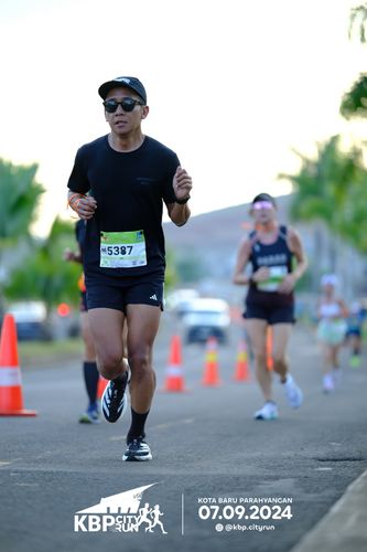 Race photo from KBP City Run 2024
