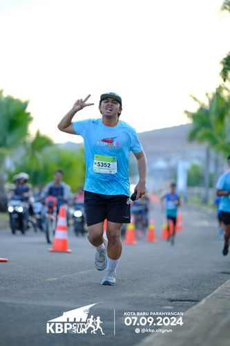 Race photo from KBP City Run 2024