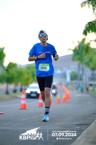 Race photo from KBP City Run 2024