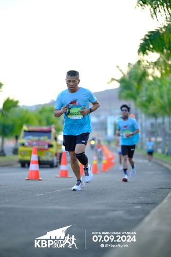 Race photo from KBP City Run 2024