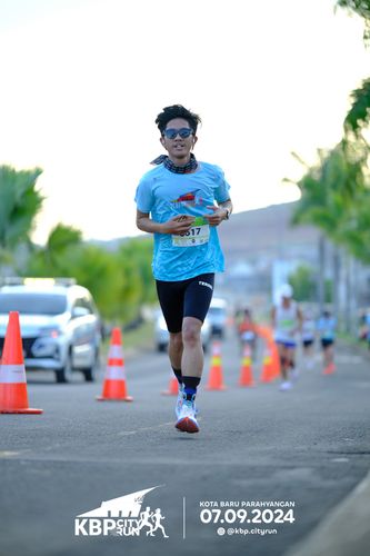 Race photo from KBP City Run 2024