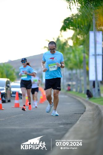 Race photo from KBP City Run 2024
