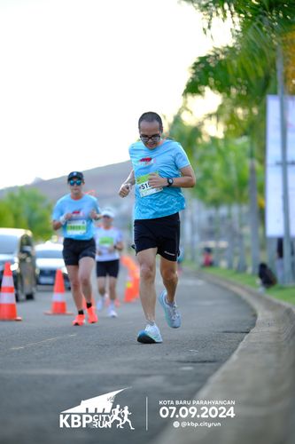 Race photo from KBP City Run 2024