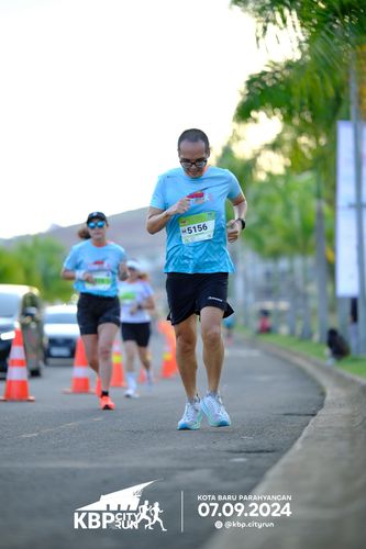 Race photo from KBP City Run 2024