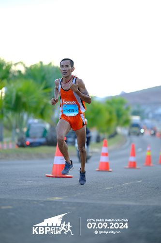 Race photo from KBP City Run 2024