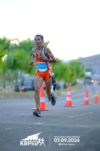 Race photo from KBP City Run 2024