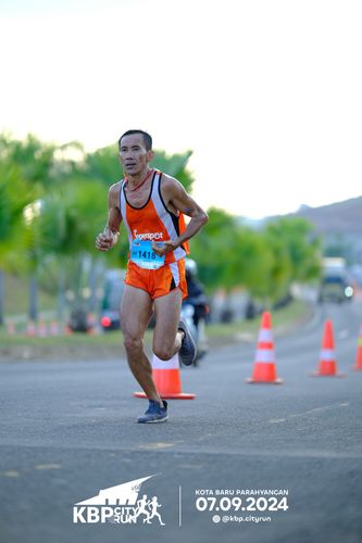 Race photo from KBP City Run 2024