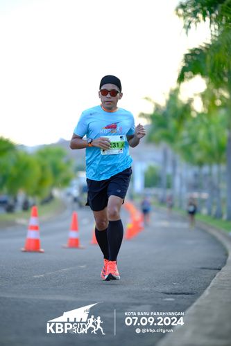 Race photo from KBP City Run 2024