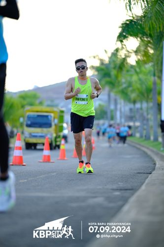 Race photo from KBP City Run 2024