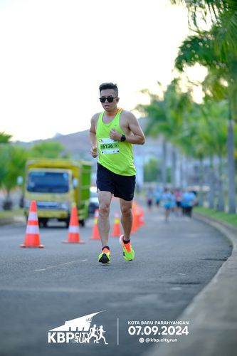 Race photo from KBP City Run 2024