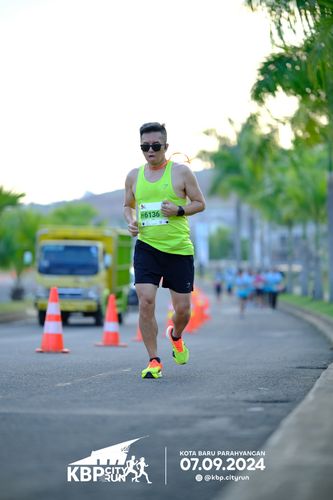 Race photo from KBP City Run 2024