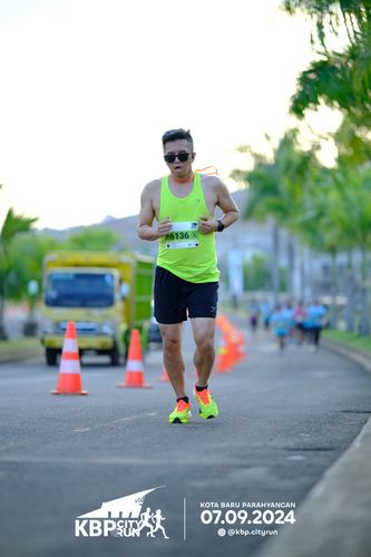 Race photo from KBP City Run 2024
