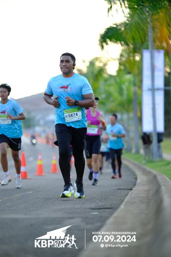 Race photo from KBP City Run 2024