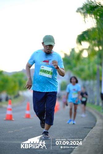 Race photo from KBP City Run 2024